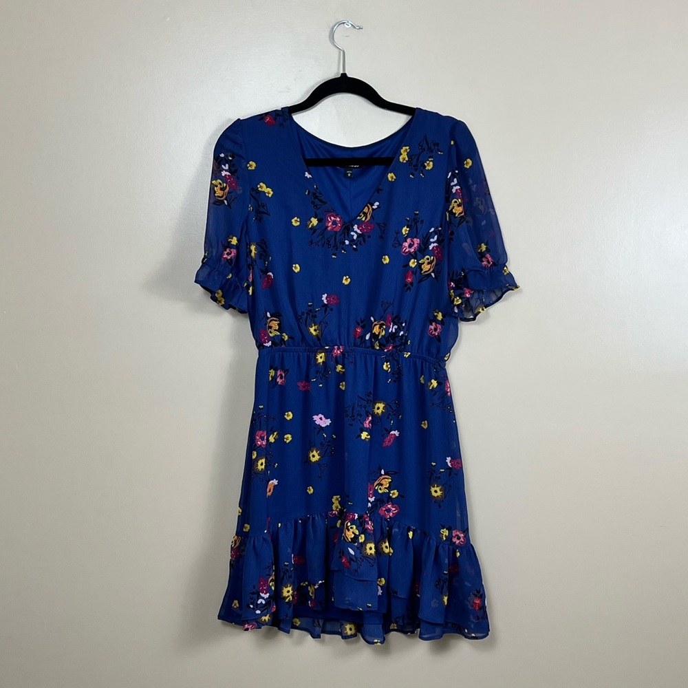 Sold Express Floral Chiffon Dress